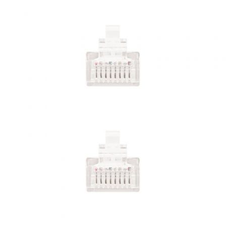 NANO CABLE Cable de Red RJ45 CAT.6 UTP AWG24 0,25m Blanco NANO CABLE Cable de Red RJ45 CAT.6 UTP AWG24 0,25m Blanco